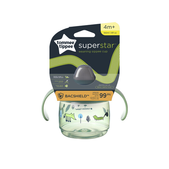 Tommee Tippee Superstar Sippee Weaning Cup, Babies Sippy Bottle, 190 ml A image number 2